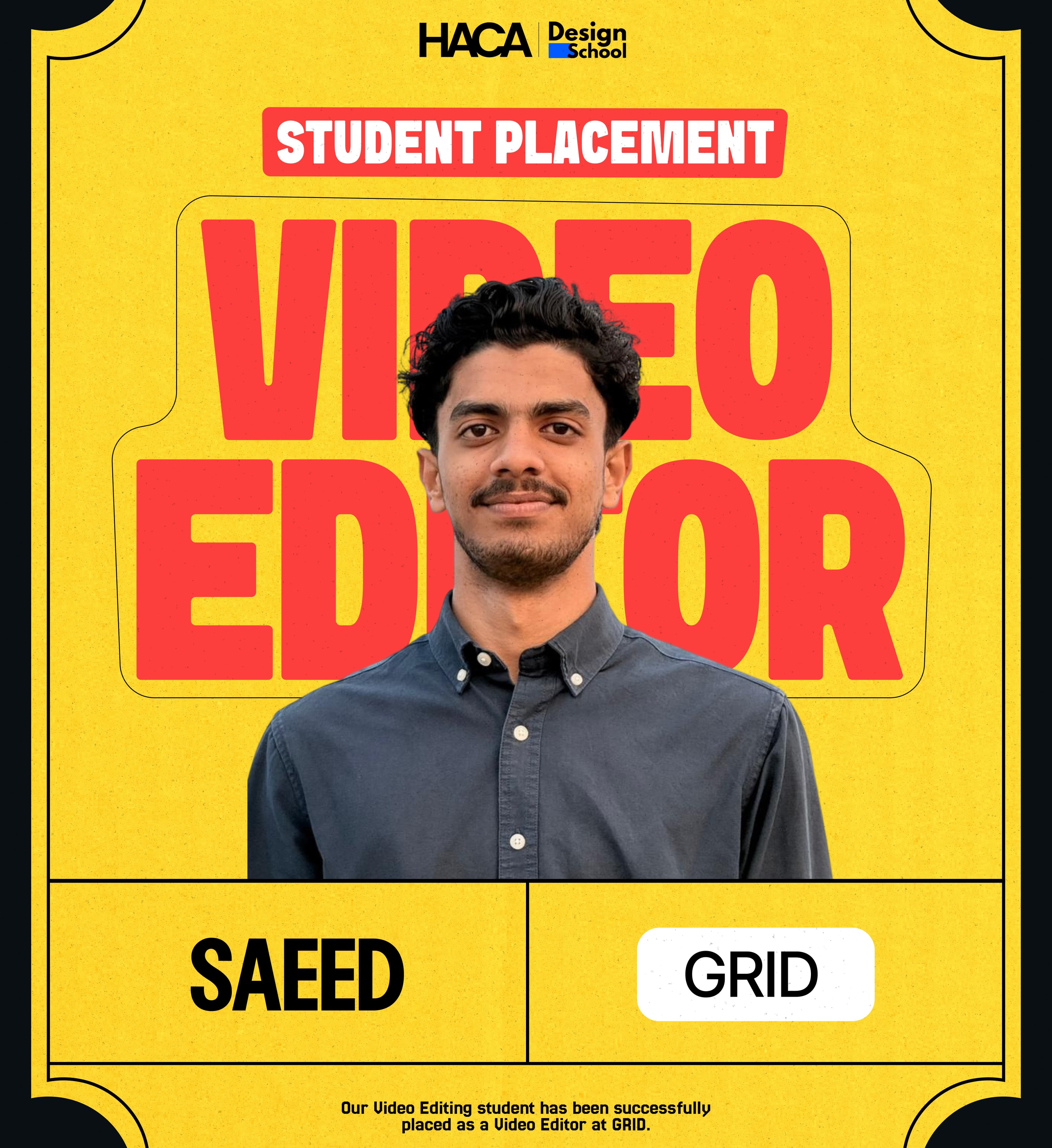 Design school placement student