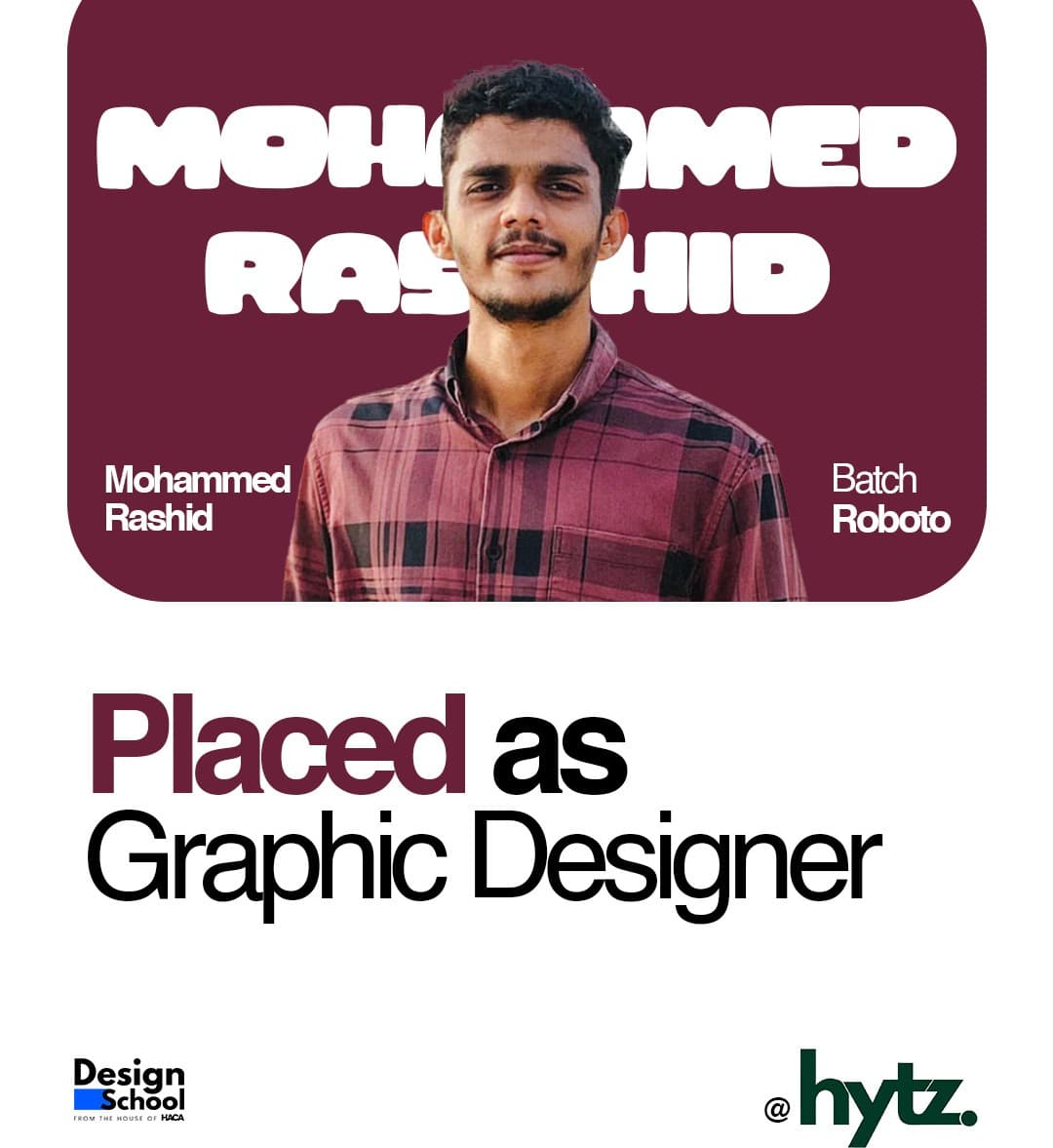 Design school placement student