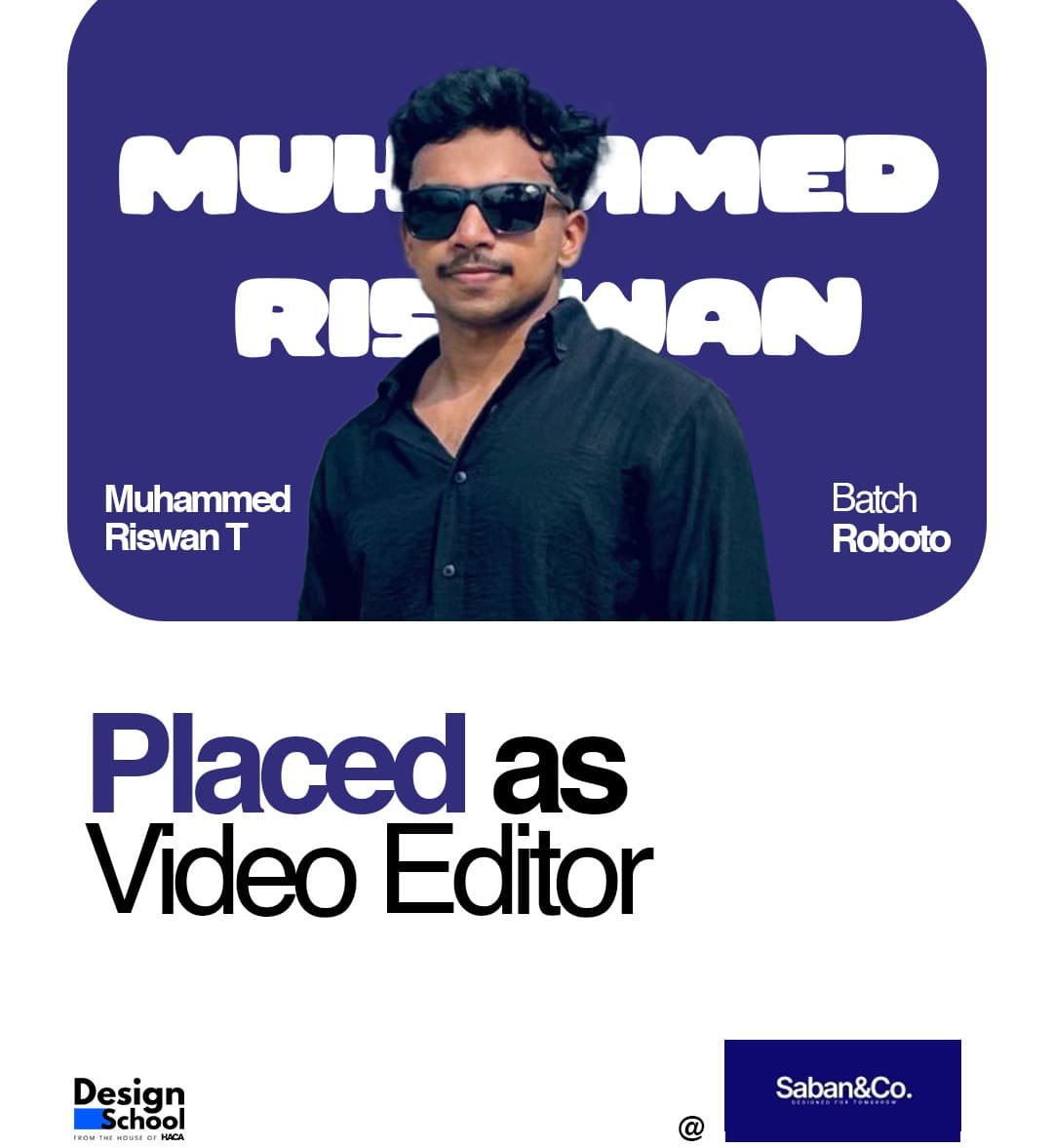 Design school placement student